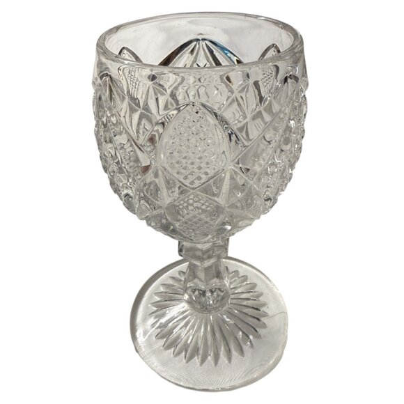 Atq EAPG Cordial 1897 Pennsylvania Balder Kamoni State Series US Glass - Picture 2 of 10